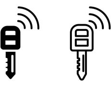 wireless-remote-car-key-icon-vector